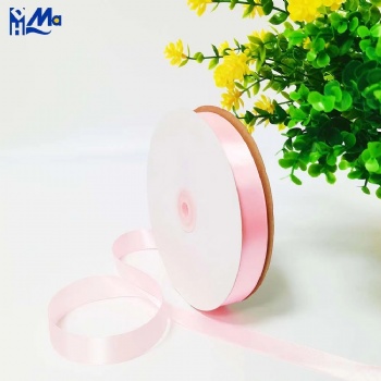 Hot sale 25mm high quality polyester satin gift ribbon roll