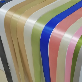 Polyester satin roll for Garment Care and Textile Labels