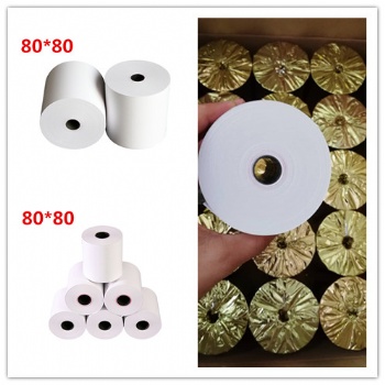 Wholesale without core pos paper Roll 80x80mm Thermal paper Roll Cash Register paper