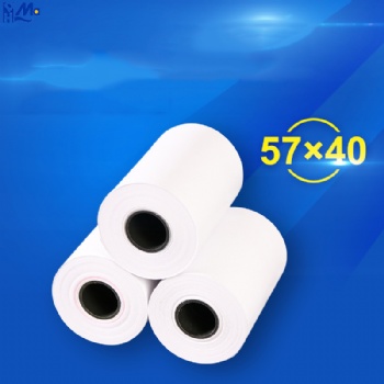 Supermarket Thermal Printer Paper Receipt Rolls 57*40mm Pos Cash Register Paper Rolls