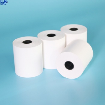 Custom Thermal Pos Paper Roll Cash Register Paper 57x50mm 55gsm Single White OEM & ODM