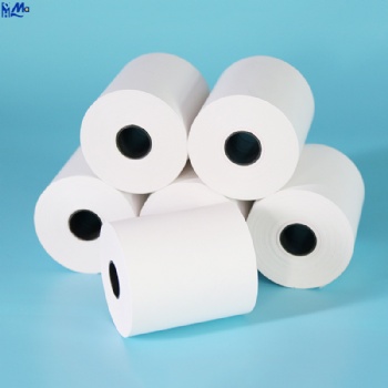 Custom Thermal Pos Paper Roll Cash Register Paper 57x50mm 55gsm Single White OEM & ODM