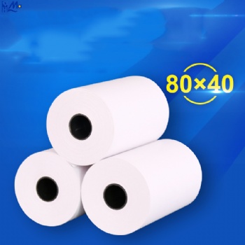 80*40 Wholesale Price thermal paper rolls cash register printer pos rolls  direct thermal receipt paper