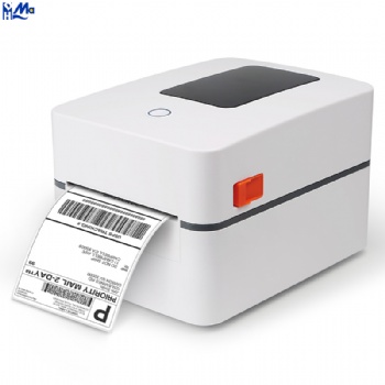 4 inches Direct Thermal Barcode Printer for Shipping Compatible with Various E-commerce Platform  M4201 white