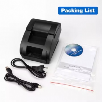 58H 2inch Receipt Thermal Printer Good Quality Printing Esc/pos 58mm Receipt Printer For Shops