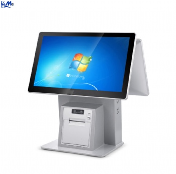 New 15.6 Inch All-In-One Windows Touch Screen POS System for Restaurant Use CM500 Silver