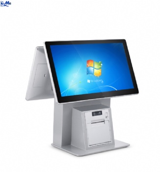 New 15.6 Inch All-In-One Windows Touch Screen POS System for Restaurant Use CM500 Silver