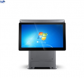 New 15.6 Inch All-In-One Windows Touch Screen POS System for Restaurant Use CM500 Silver