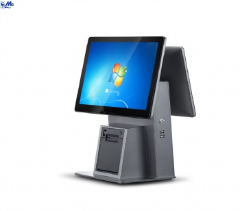 New 15.6 Inch All-In-One Windows Touch Screen POS System for Restaurant Use CM500 Silver