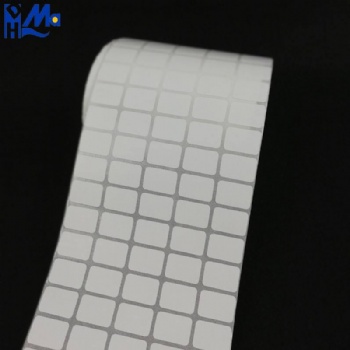 Custom Adhesive Paper Labels Semi Gloss Paper Thermal Transfer Barcode Blank Thermal Label Sticker