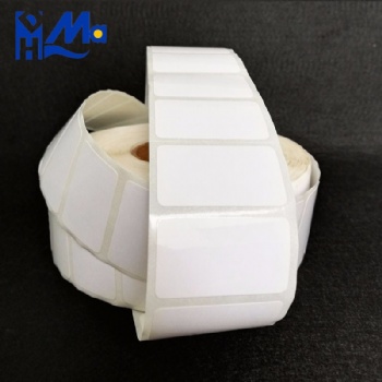 Customizable Sizes Self Adhesive Direct Thermal Sticker / Thermal Transfer Label Rolls For Barcode Label Printers