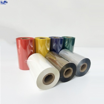 thermal transfer ribbon manufacturer wholesale color ribbon label wax resin thermal transfer silver