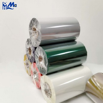 thermal transfer ribbon manufacturer wholesale color ribbon label wax resin thermal transfer silver