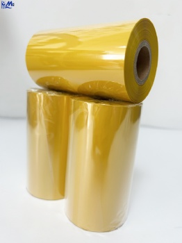 OEM ODM Manufacturer Printer blue red white Resin Ribbon Yellow Color Ribbons Wax Resin Thermal Transfer Printer Ribbon