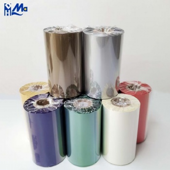 2025 Hot Sale New Arrival Wax Resin  White Thermal Transfer Printer Ribbons For Barcode Printer