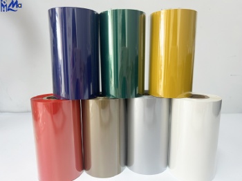 Compatible thermal transfer color ribbon Premium wax resin ribbon color 110mmx300m color wax ribbon