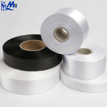 Printed Sticker Fabric Clothing Garment Nylon Taffeta Satin Label Sticker Ribbon