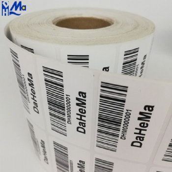 Custom Self Adhesive Paper Vinyl Sticker Barcode Printing Label Sticker