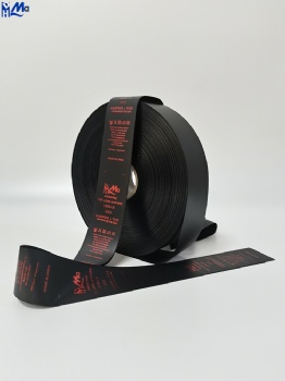 Black Satin Polyester Taffeta Color with color Ribbon