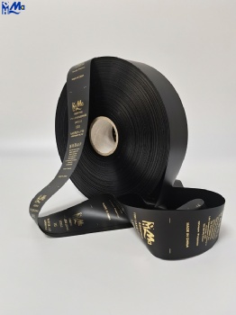 Black Satin Polyester Taffeta Color with color Ribbon