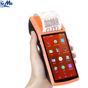 5.0 Inch Handheld Pos Machine Android 6.0 System 3G Touch Screen Mobile Pos Terminal With Printer