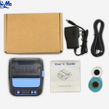 Industrial portable Android iOS computer receipt label BT thermal printer 80mm