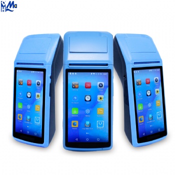 5.0 Inch Handheld Pos Machine Android 6.0 System 3G Touch Screen Mobile Pos Terminal With Printer