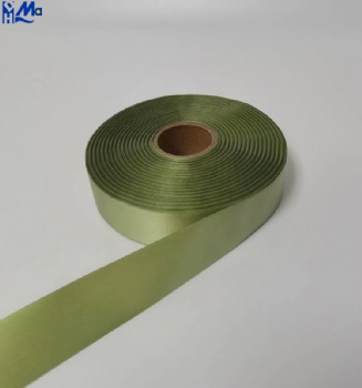 Green Satin Care Label Roll