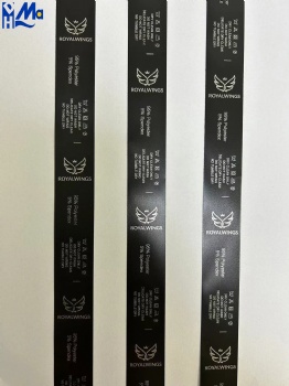 Colored Standard Soft Polyester satin labels