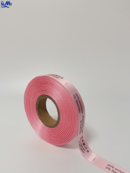 Colored Standard Soft Polyester satin labels