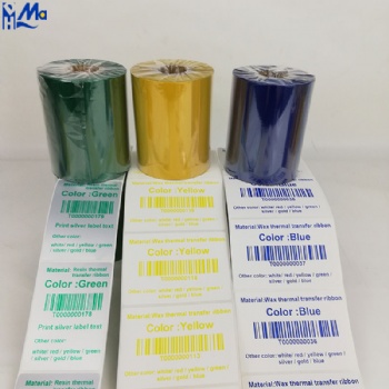 Blue  Color Resin Ribbon Thermal Transfer Resin Ribbon