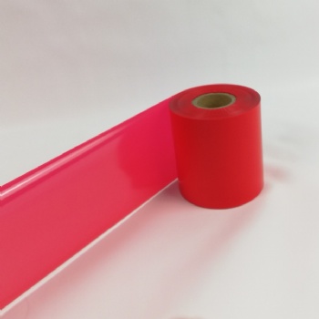 Red color thermal transfer printer ribbon 110mm 300m