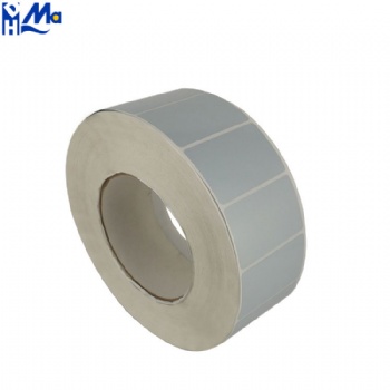 Custom Adhesive Roll or Sheet Silver Foil Esl Labels PET Paper Seal Stickers for Electronics