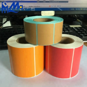 ODM&OEM Customized Any Color Waterproof 2.25 x 1.25 Thermal barcode printer sticker Red