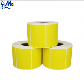 Three-proof Self Adhesive Colored Pink Blue Red Color Rolls Thermal Paper Label Sticker