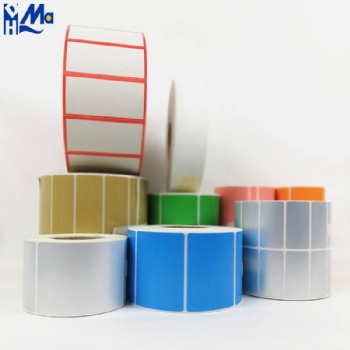 High Guality Color Synthetic Thermal Label Roll Self Adhesive Printable Thermal Paper