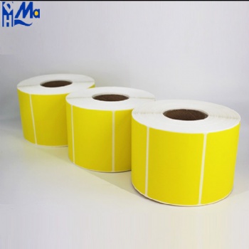 Custom Colored Waterproof Scratch-off Direct Thermal Paper Packaging Labels Sticker Rolls for Office Consumables