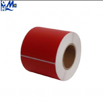 Custom Colored Waterproof Scratch-off Direct Thermal Paper Packaging Labels Sticker Rolls for Office Consumables