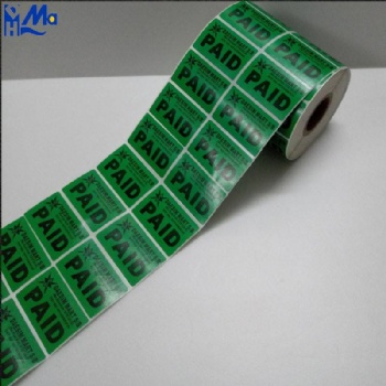 printing Adhesive Blank PET/PVC barcode Label Matte Silver/white Label thermal polyester glossy sticker Waterproof