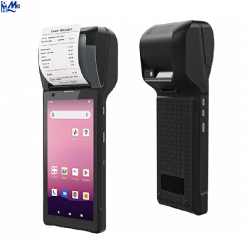 PDA-601 Mobile POS Terminal 6 inch Rugged PDA Barcode Scanner With Printer 4GB 128GB WIFI NFC 4G Lte Data Collector