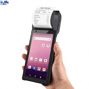 PDA-601 Mobile POS Terminal 6 inch Rugged PDA Barcode Scanner With Printer 4GB 128GB WIFI NFC 4G Lte Data Collector