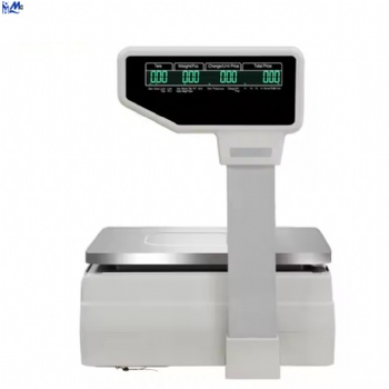 Barcode Label Printing Scale Digital Weighing Cash Register Scale 30kg Supermarket Price Computing Scale