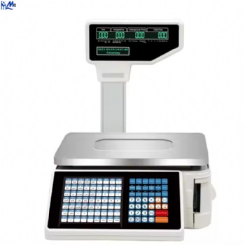 Barcode Label Printing Scale Digital Weighing Cash Register Scale 30kg Supermarket Price Computing Scale