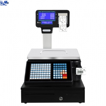 Barcode Label Printing Scale Supermarket Digital Scale Receipt Print and Label Printing Scale Machine for retail