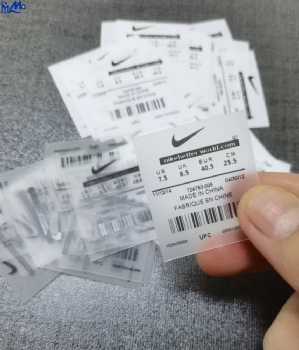 TPU Shoe Tongue Label for Sports shoes bags