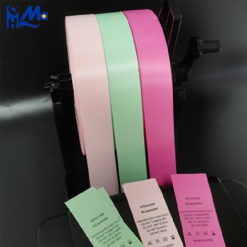 Printed Clothing Polyester Fabric Tag Cotton Instruction Satin Wash Care Label