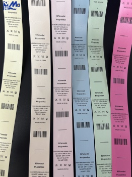 Clothing Satin Care Label Ribbons with Textile Resin Wash Label Satin Roll