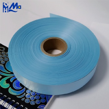 Custom Printing Garment Accessories Tags Clothing Blue color Satin Care Label for Clothes Apparel