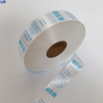 Printed Satin label ribbon for thermal transfer printer