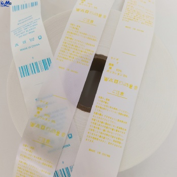 Printed Satin label ribbon for thermal transfer printer
